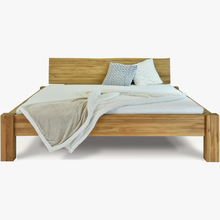 Man­del­bett aus massiver Eiche, Dunaj 180 x 200 cm