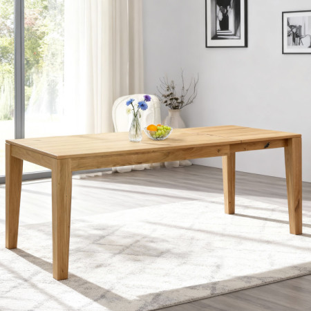 Massivholz Ausziehbarer Eiche Tisch 160 - 210 cm