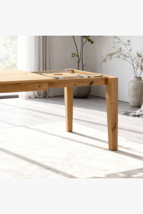 Massivholz Ausziehbarer Eiche Tisch 160 - 210 cm 2