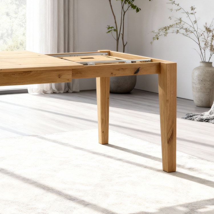 Massivholz Ausziehbarer Eiche Tisch 160 - 210 cm