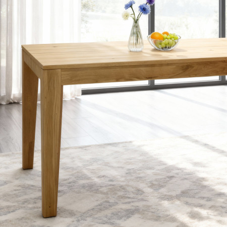 Massivholz Ausziehbarer Eiche Tisch 160 - 210 cm