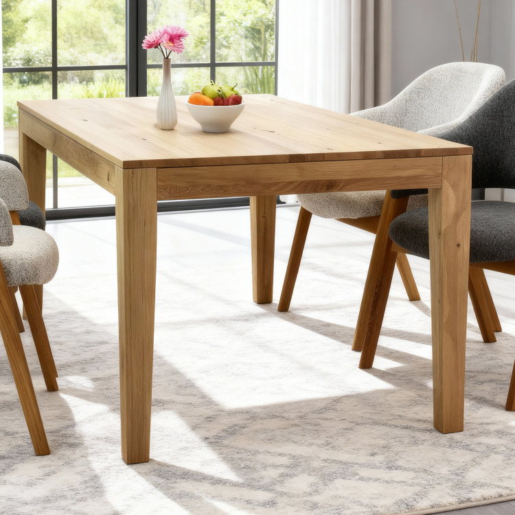 Massivholz Ausziehbarer Eiche Tisch 160 - 210 cm