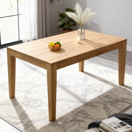 Massivholz Ausziehbarer Eiche Tisch 160 - 210 cm