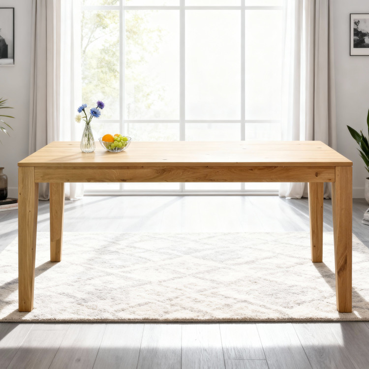 Massivholz Ausziehbarer Eiche Tisch 160 - 210 cm