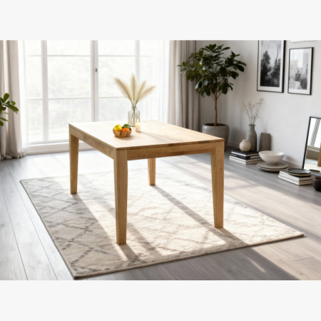 Massivholz Ausziehbarer Eiche Tisch 160 - 210 cm