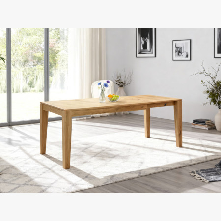 Massivholz Ausziehbarer Eiche Tisch 160 - 210 cm