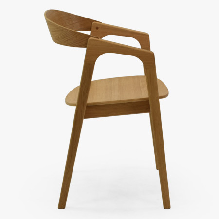 Jídelní set Eichenholz Tisch Robi 160 x 90 und Designstühle Brando