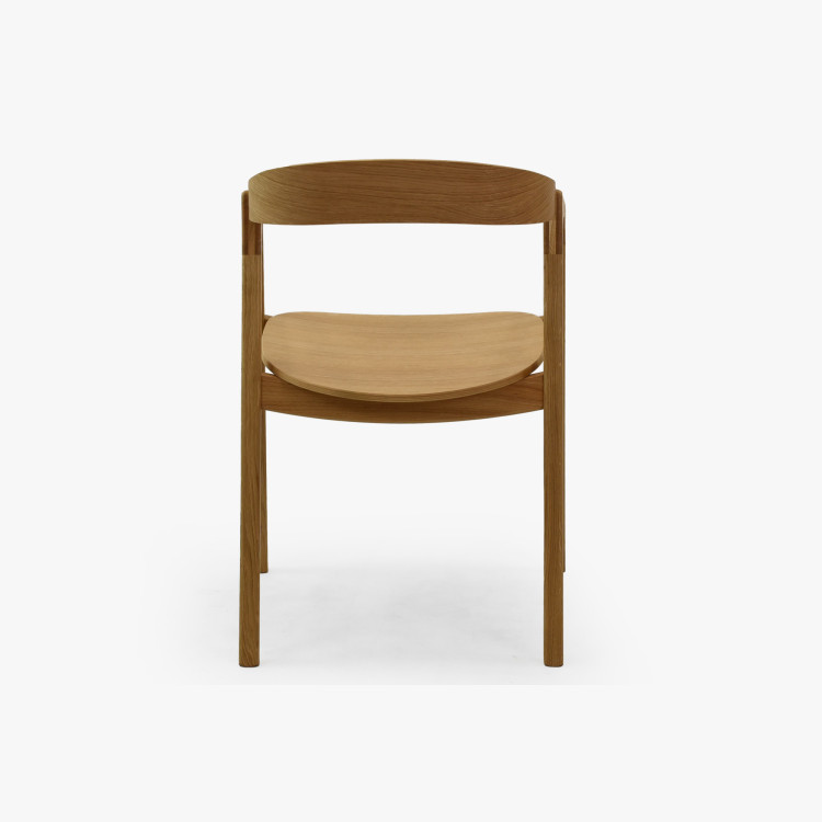 Jídelní set Eichenholz Tisch Robi 160 x 90 und Designstühle Brando