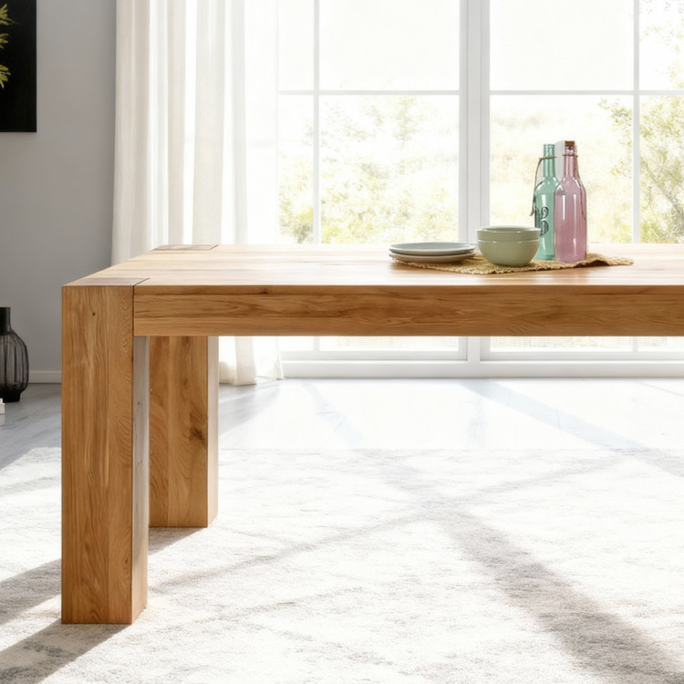 Eichentisch Massivholz Eiche, George 180 x 100 cm