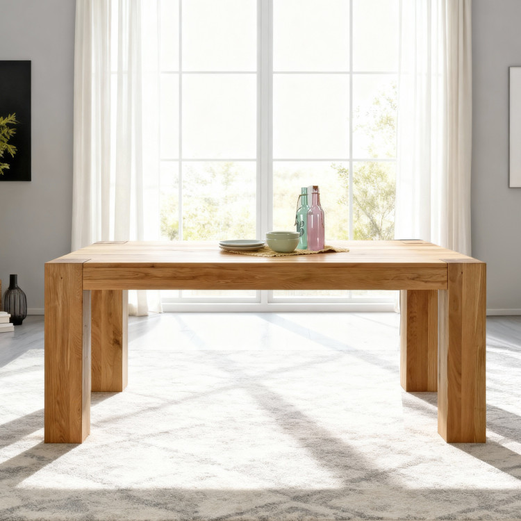 Eichentisch Massivholz Eiche, George 180 x 100 cm