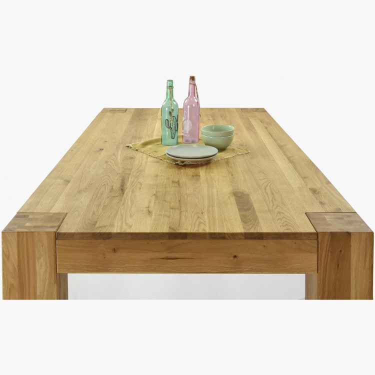 Eichentisch Massivholz Eiche, George 180 x 100 cm