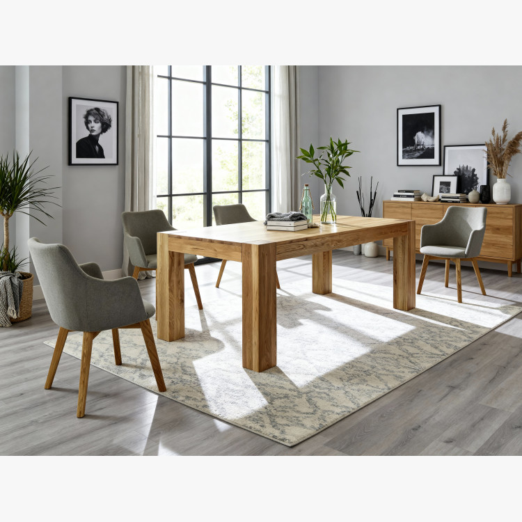 Moderne Sessel mit Armlehne einschließlich Tisch