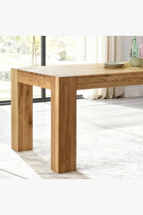 Eichen Esstisch aus massivem DUB, George 220 x 100 cm 2