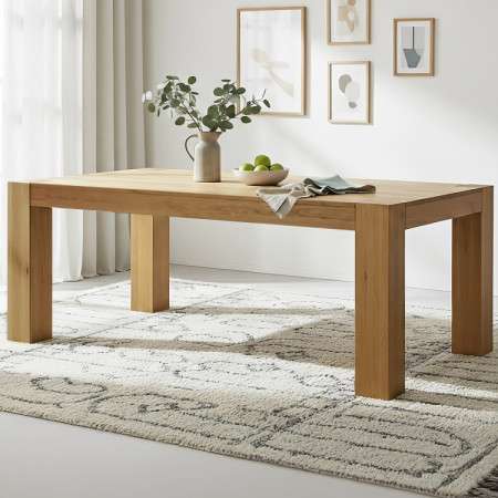 Eichen Esstisch aus massivem DUB, George 220 x 100 cm