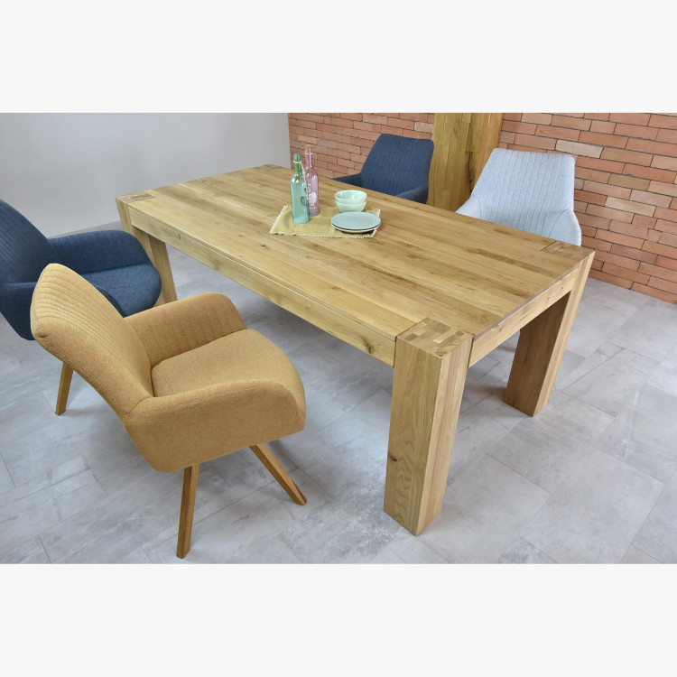 Eichen Esstisch aus massivem DUB, George 220 x 100 cm