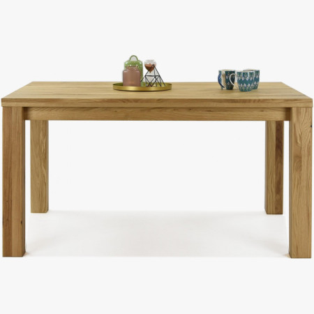 Eiche Tisch 180 x 90 cm und 4 Holzstühle