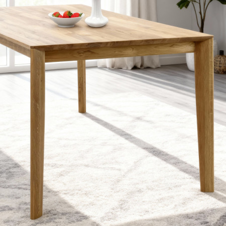 Sestava Eichenholztisch und 4 Stühle