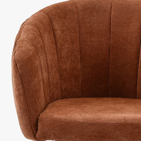 Dubusessel mit Armlehnen drehbar orange