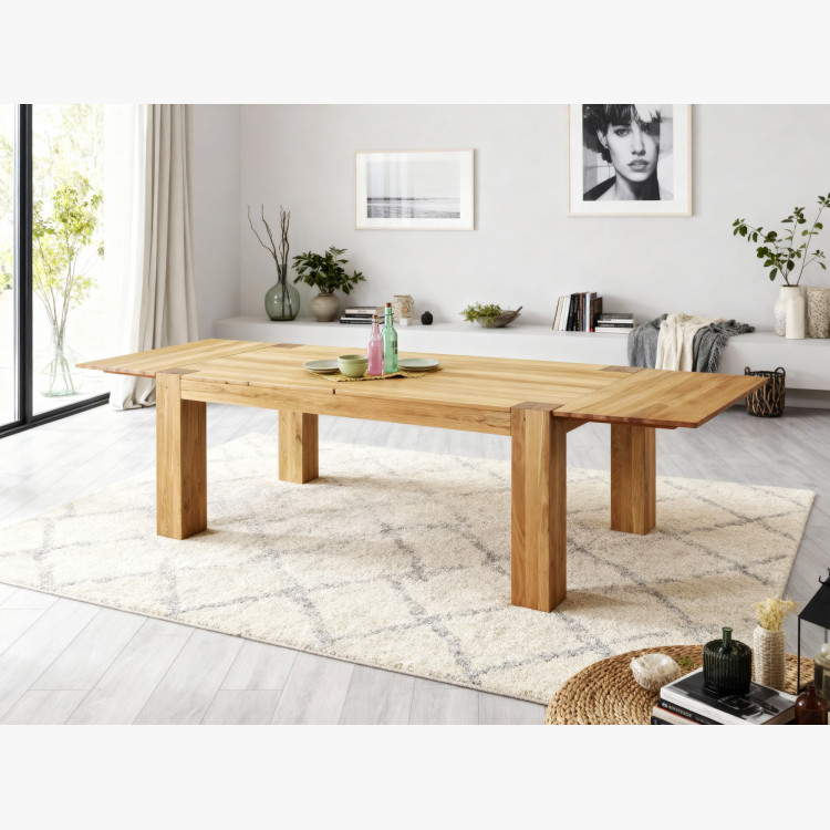 Modernes Esszimmer-Set aus Massivholz