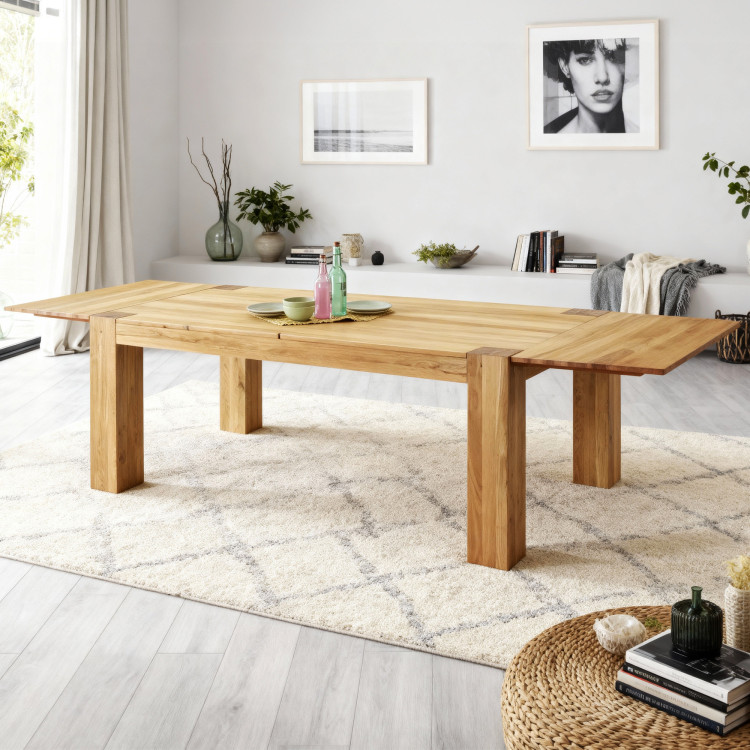 Modernes Esszimmer-Set aus Massivholz