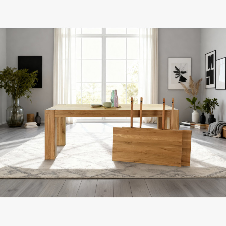 Modernes Esszimmer-Set aus Massivholz