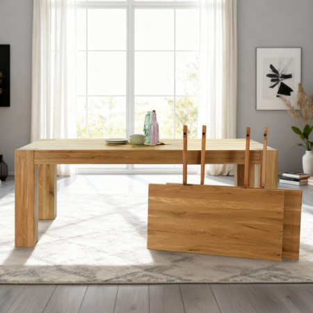 Modernes Esszimmer-Set aus Massivholz