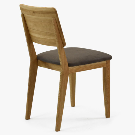 Massiver Eichholz Esstisch 180×100 cm mit 4 gepolsterten Stühlen