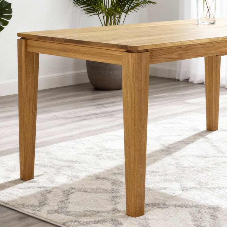 Esstisch aus massiver Eiche ausziehbar, Houston 160-210 x 90 cm