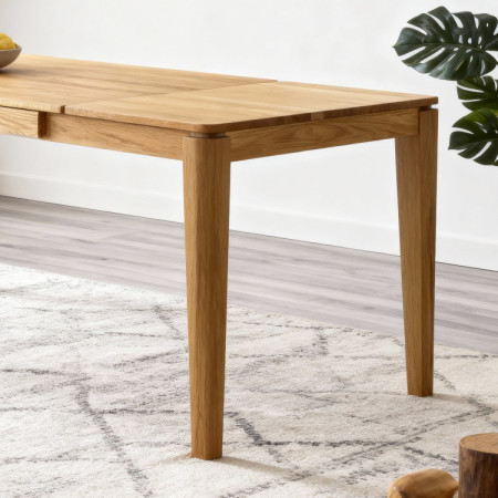 Esstisch aus massiver Eiche ausziehbar, Houston 160-210 x 90 cm