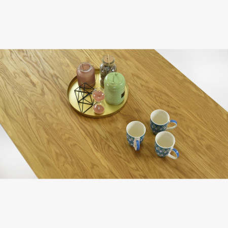 Esstisch aus massiver Eiche ausziehbar, Houston 160-210 x 90 cm