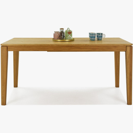 Ausziehbarer Esstisch aus Massivholz Eiche, Houston 140-190 x 90 cm