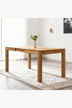 Massiver ausziehbarer Tisch 120 x 80 cm, + 50 cm 2