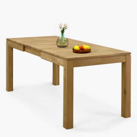 Massiver ausziehbarer Tisch 120 x 80 cm, + 50 cm