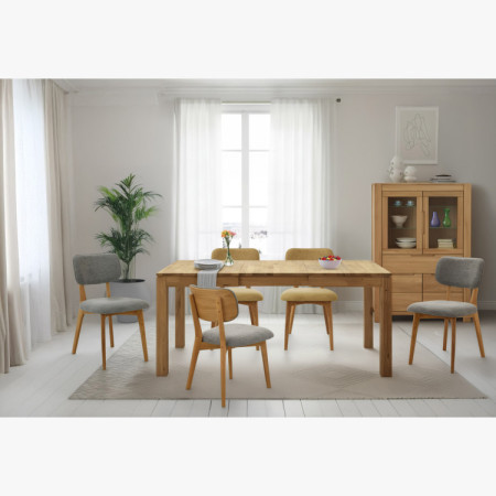 Massiver ausziehbarer Tisch 120 x 80 cm, + 50 cm