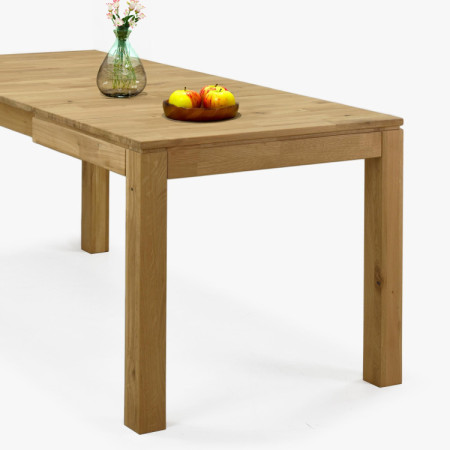 Massiver ausziehbarer Tisch 120 x 80 cm, + 50 cm