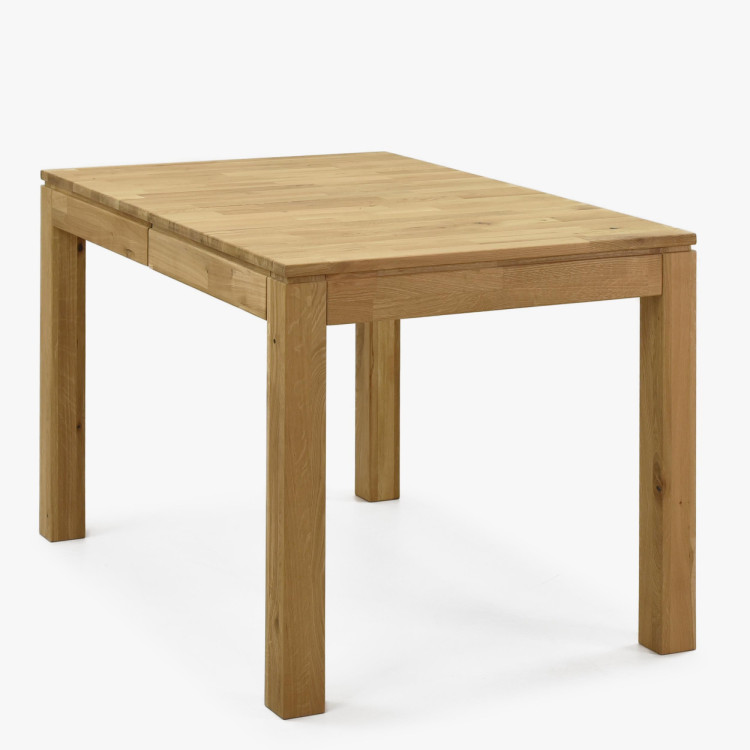 Massiver ausziehbarer Tisch 120 x 80 cm, + 50 cm