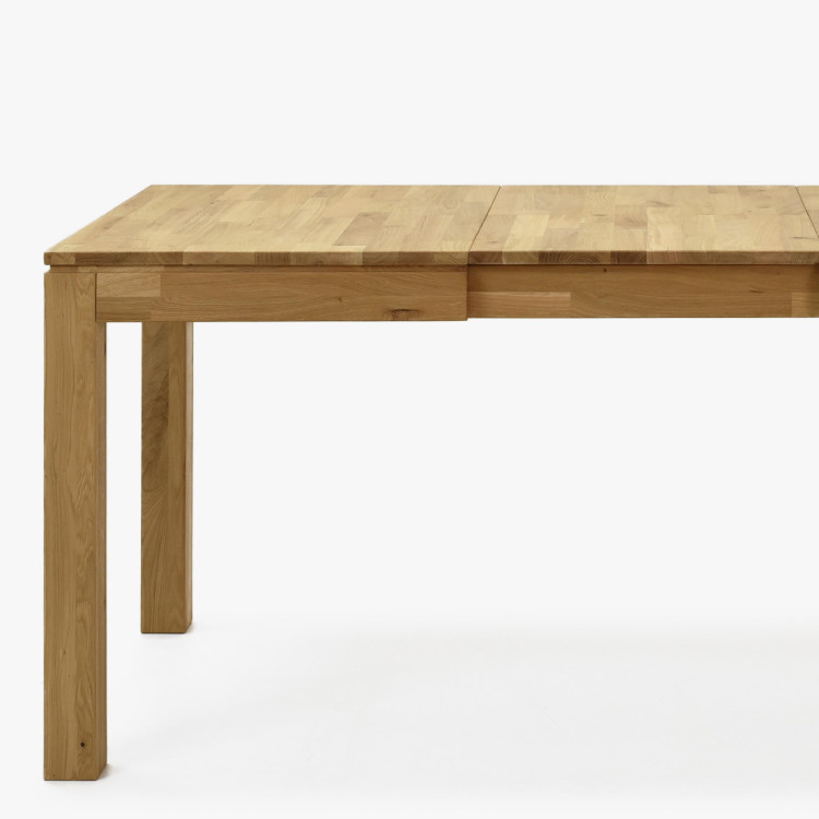 Massiver ausziehbarer Tisch 120 x 80 cm, + 50 cm