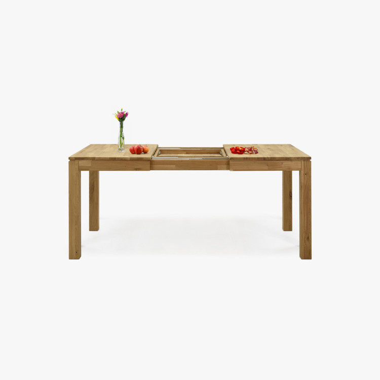 Massiver ausziehbarer Tisch 120 x 80 cm, + 50 cm