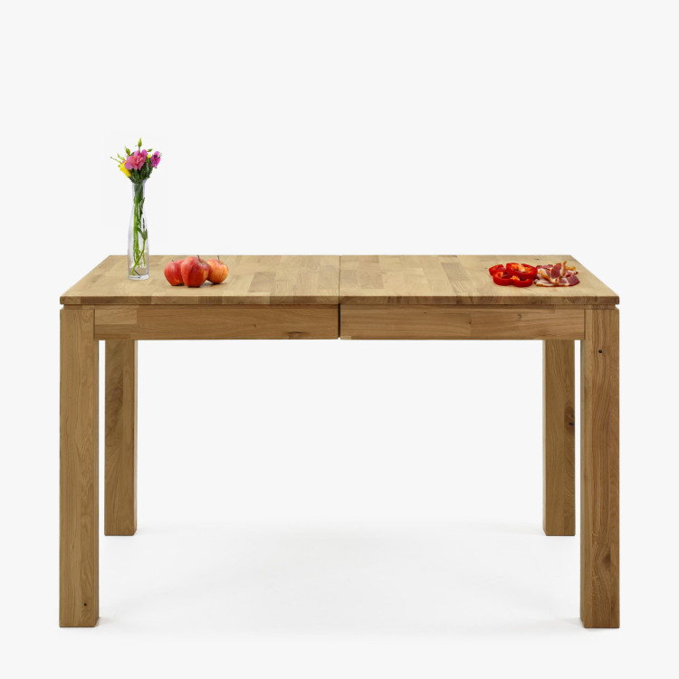 Massiver ausziehbarer Tisch 120 x 80 cm, + 50 cm