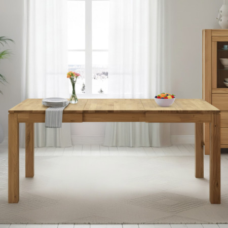 Massiver ausziehbarer Tisch 120 x 80 cm, + 50 cm