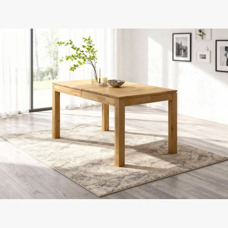 Massiver ausziehbarer Tisch 120 x 80 cm, + 50 cm