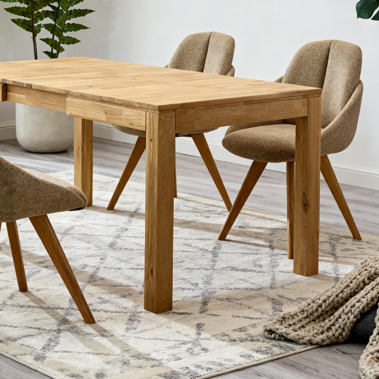 Massiver ausziehbarer Tisch 120 x 80 cm, + 50 cm