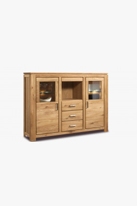 Drevený dubový príborník do jedálne, typ 47 , kolekcia New Line- 1 2