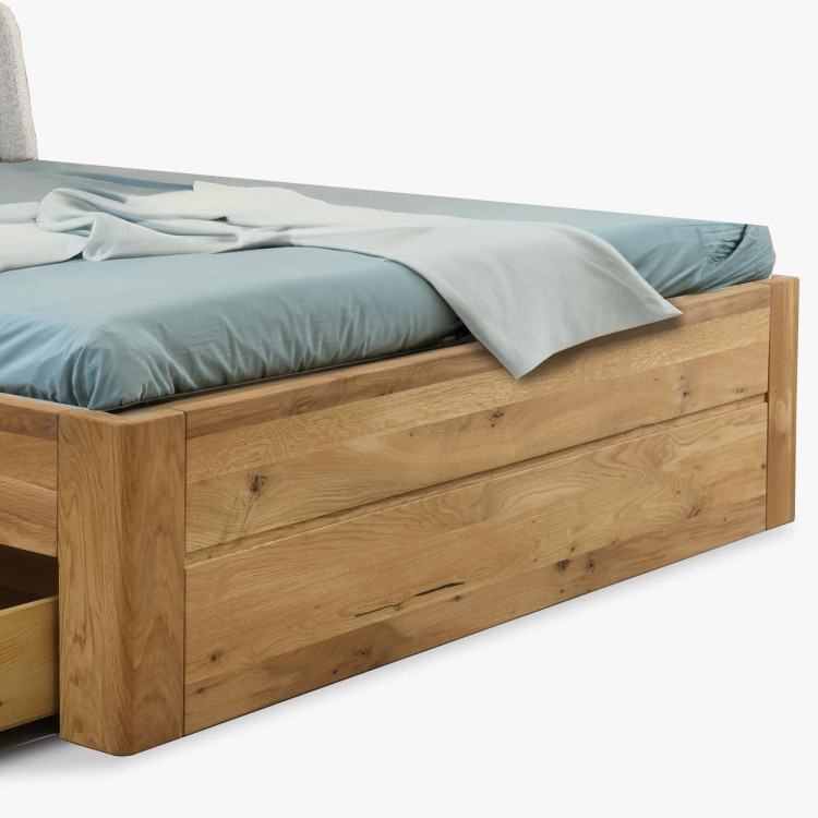 Holzbett aus Massivholz mit Stauraum, Madona 180 x 200 cm