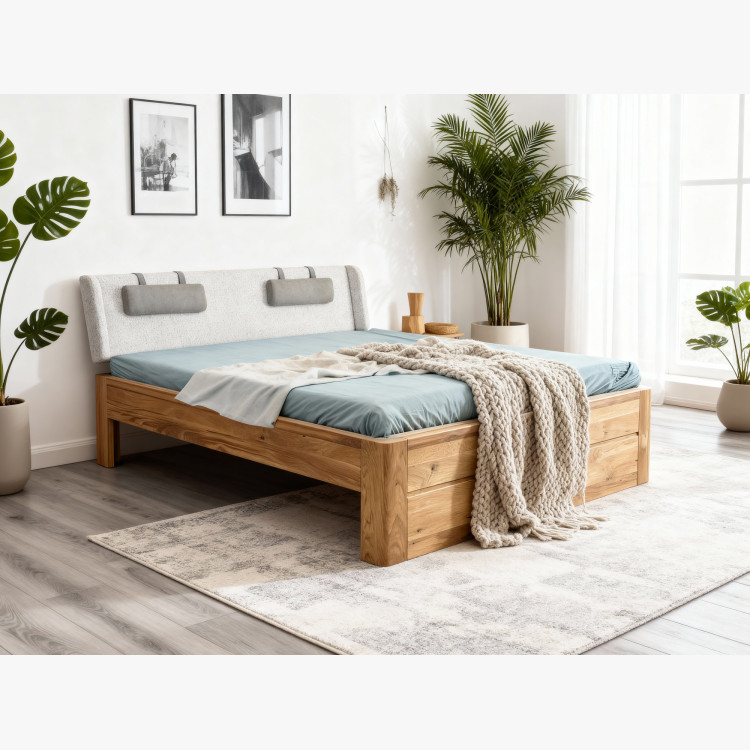Holzbett aus Massivholz mit Stauraum, Madona 180 x 200 cm