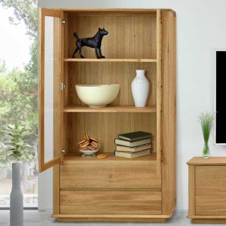 Premiärer doppeltüriger Eichenvitrine, Monaco