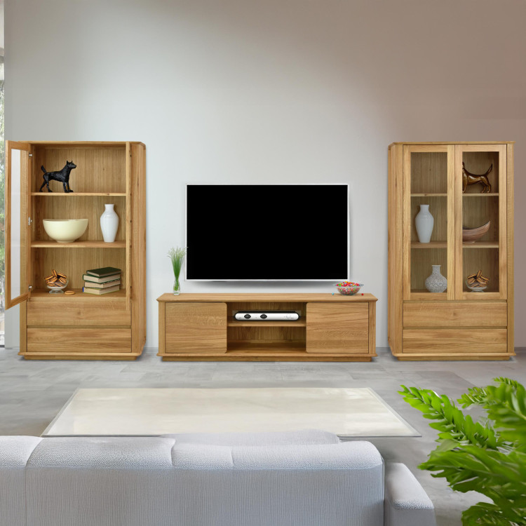 Premiärer doppeltüriger Eichenvitrine, Monaco