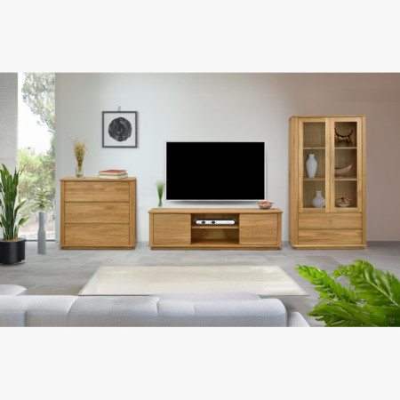 Premiärer doppeltüriger Eichenvitrine, Monaco