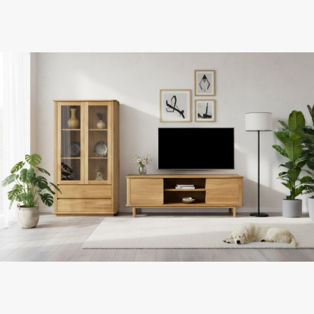 Premium Eichen TV-Kommode, Typ 25