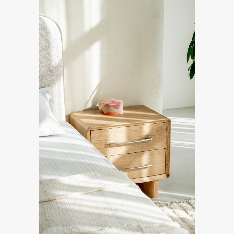 Manchmalbett mit Stauraum 180 × 200 cm, grauer Stoff